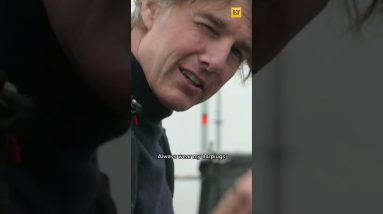 Tom Cruise Can't Stop Outdoing Himself With Mission Impossible Stunts #shorts