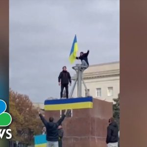 Ukrainian Wait For Electricity As Nights Grow Colder