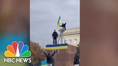 Ukrainian Wait For Electricity As Nights Grow Colder