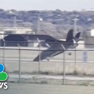 Watch: Pilot Ejects From Fighter Jet During Crash Landing