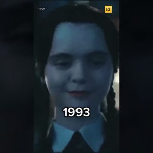 Wednesday Addams Through The Years #shorts