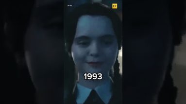 Wednesday Addams Through The Years #shorts