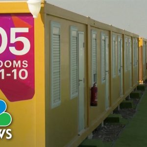 World Cup Soccer Fans Offered Shipping Container Accommodation