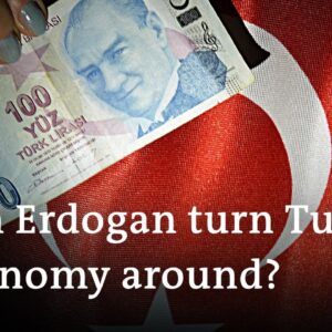 Turkey's central bank forecasts slower pace for the country's soaring inflation | DW News