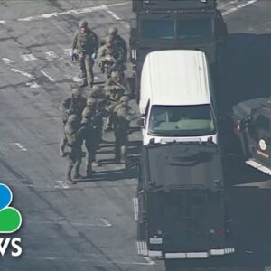 SWAT teams close in on van sought in connection with Monterey Park mass shooting