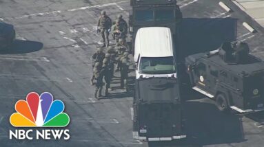 SWAT teams close in on van sought in connection with Monterey Park mass shooting