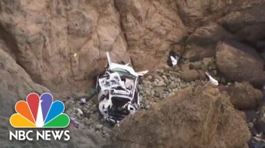 Man who drove Tesla off cliff with family inside charged with attempted murder