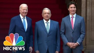 Biden meets with presidents of Mexico, Canada amid growing border crisis
