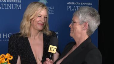 Jamie Lee Curtis and Cate Blanchett Get Playful at PSIFF (Exclusive)