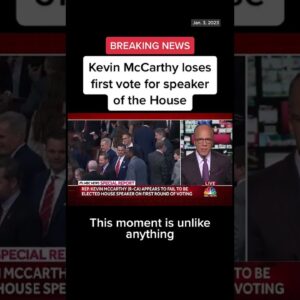 #KevinMcCarthy loses first vote for #Speaker of the House