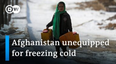 Extreme cold has killed at least 150 in Afghanistan, according to Taliban | DW News