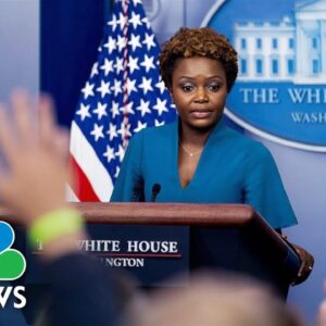 LIVE: White House holds press briefing | NBC News