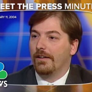 Meet the Press minute: Chuck Todd explains what a 'blog' is in 2004