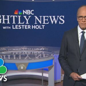 Nightly News Full Broadcast - Jan. 13