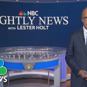 Nightly News Full Broadcast - Jan. 20