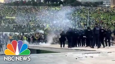 Protestors swarm Brazil’s Congress