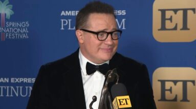 PSIFA: Why Brendan Fraser Got 'Quite Emotional' Before Accepting His Award (Exclusive)