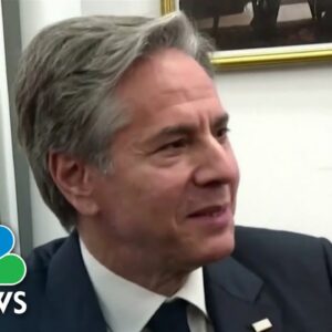 Secretary Blinken urges Israel, Palestine to stop violence