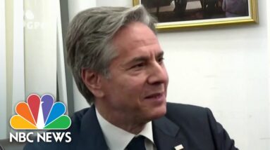 Secretary Blinken urges Israel, Palestine to stop violence