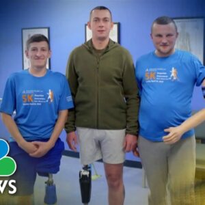 Ukrainian soldiers get prosthetic limbs from Maryland medical center