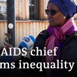UNAIDS chief: Impacts of world crises are not shared equally | WEF 2023