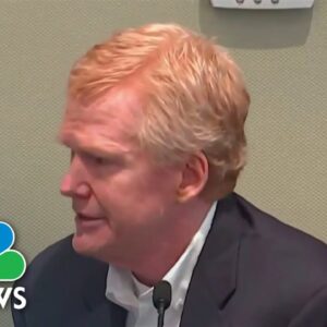 Alex Murdaugh breaks down in tears on stand talking about murdered son