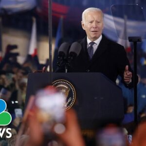 Watch Biden's full address marking anniversary of Russia's invasion of Ukraine