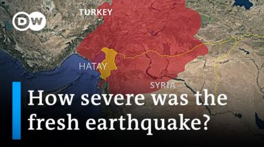 6.4 magnitude aftershock in Turkey traps more people under rubble, killing at least 3 | DW News