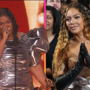 Lizzo IN TEARS Over Beyoncé During GRAMMY Acceptance Speech
