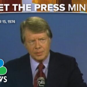 Meet the Press minute: Jimmy Carter makes his pitch to voters in 1974