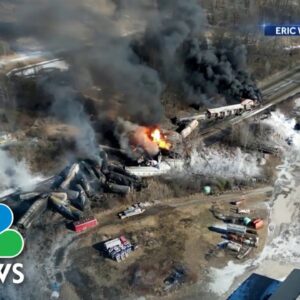 Ohio train derailment prompts controlled release of chemicals on board