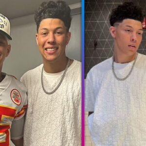 Patrick Mahomes' Brother Snaps Bathroom Selfies at Super Bowl LVII