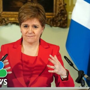 Scotland's First Minister Nicola Sturgeon announces resignation