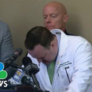 Doctor breaks down when speaking about the victims from the Michigan State University shooting