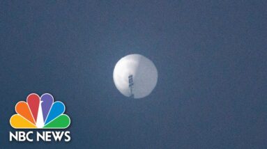 Suspected chinese spy balloon on the move
