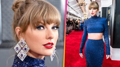 Taylor Swift's GLITTERING GRAMMYs Gown: All the Easter Eggs DECODED!