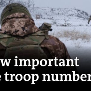 The significance of troop numbers in Ukraine | DW News
