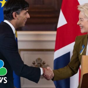 U.K. and E.U. reach post-Brexit trade deal on Northern Ireland