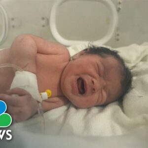 Newborn baby girl 'is good' after tragic birth following Syrian earthquake