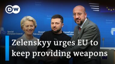 Zelenskyy welcomed by EU Parliament and European leaders | DW News