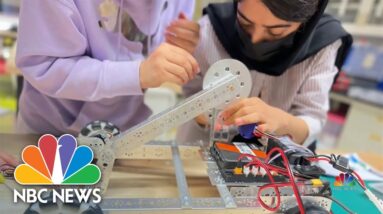 Afghan girls robotics team seeks to inspire others this Women’s History Month