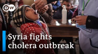 Syria: Medics race to vaccinate thousands against deadly cholera outbreak I DW News