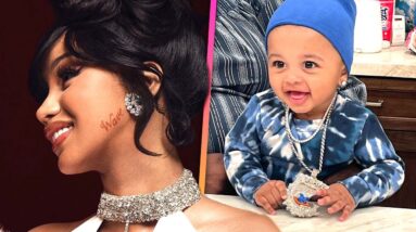 Cardi B LOVES Face Tattoo of Son Wave's Name