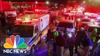 Dozens killed in migrant center fire on U.S.-Mexico border