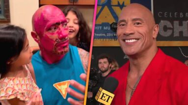 Dwayne 'The Rock' Johnson's Daughters Give Him a MAKEOVER!