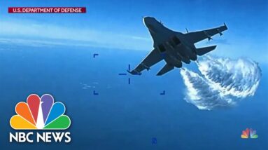 Pentagon releases video of Russian fighter jets showdown with U.S. drone