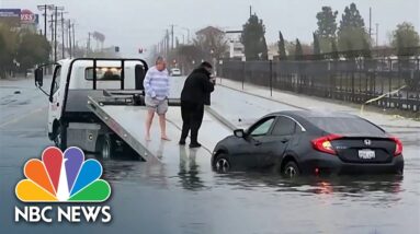 Heavy rain in California easing historic drought