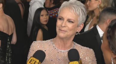 Why Jamie Lee Curtis Dressed Like an Oscar to the Academy Awards (Exclusive)