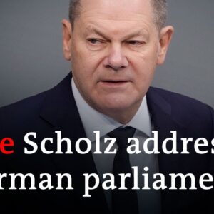 Live: German Chancellor Scholz addresses parliament | DW News