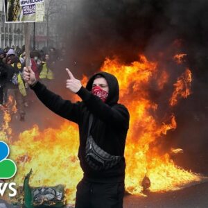 Macron’s pension reforms spark further violence in Paris